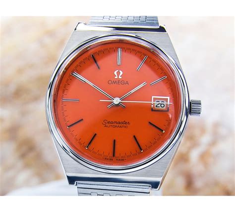 omega orange face watch|omega seamaster professional orange.